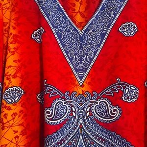 EY Signature Women's Colorful Kaftan Dress One Size Made in India Colorful Toga